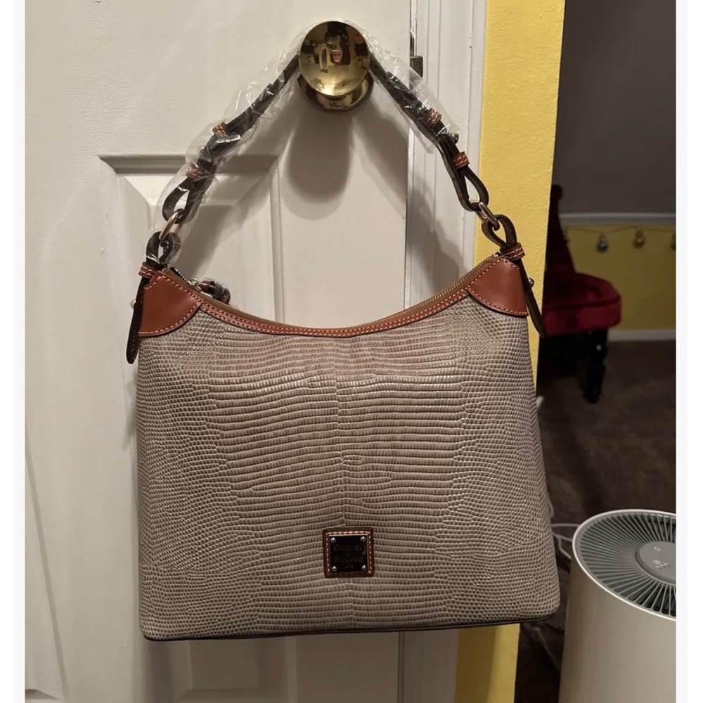 Dooney & Bourke Lizard embossed hobo